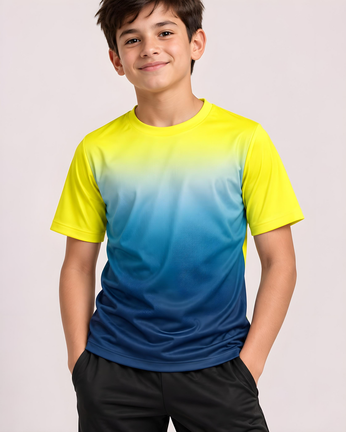 Customfit Active Dryfit Running T-Shirt for Kids (CFS333KD)